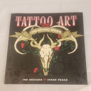 Tattoo Art Coloring Book